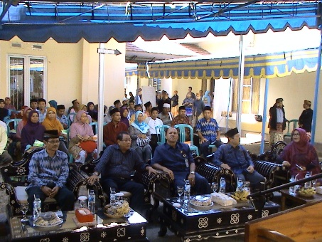 "Para pejabat yang menghadiri kegiatan pelayanan terpadu sidang itsbat nikah di Kabupaten Lombok Utara"